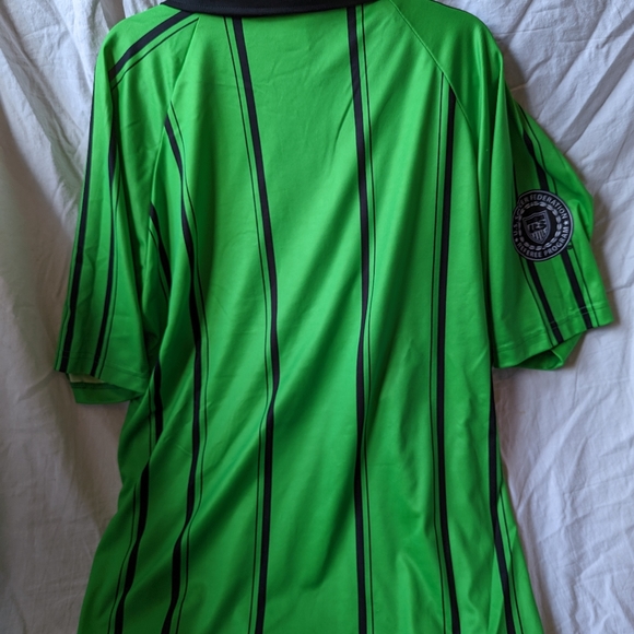 US Soccer Federation Referee Uniform- 2013- GREEN Made In USA - Picture 4 of 5